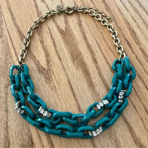 J.Crew | Resin Link Layer Necklace | 21” Adjustable - Picture 4 of 4